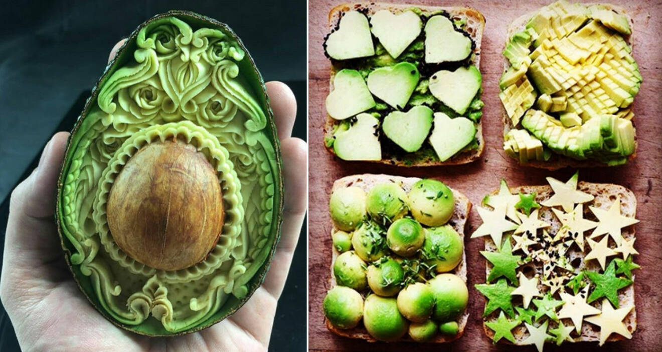 Nya Instagram-trenden: Avokado-konst