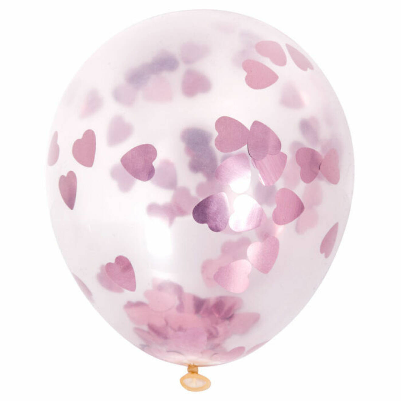 Rosa ballonger med konfetti