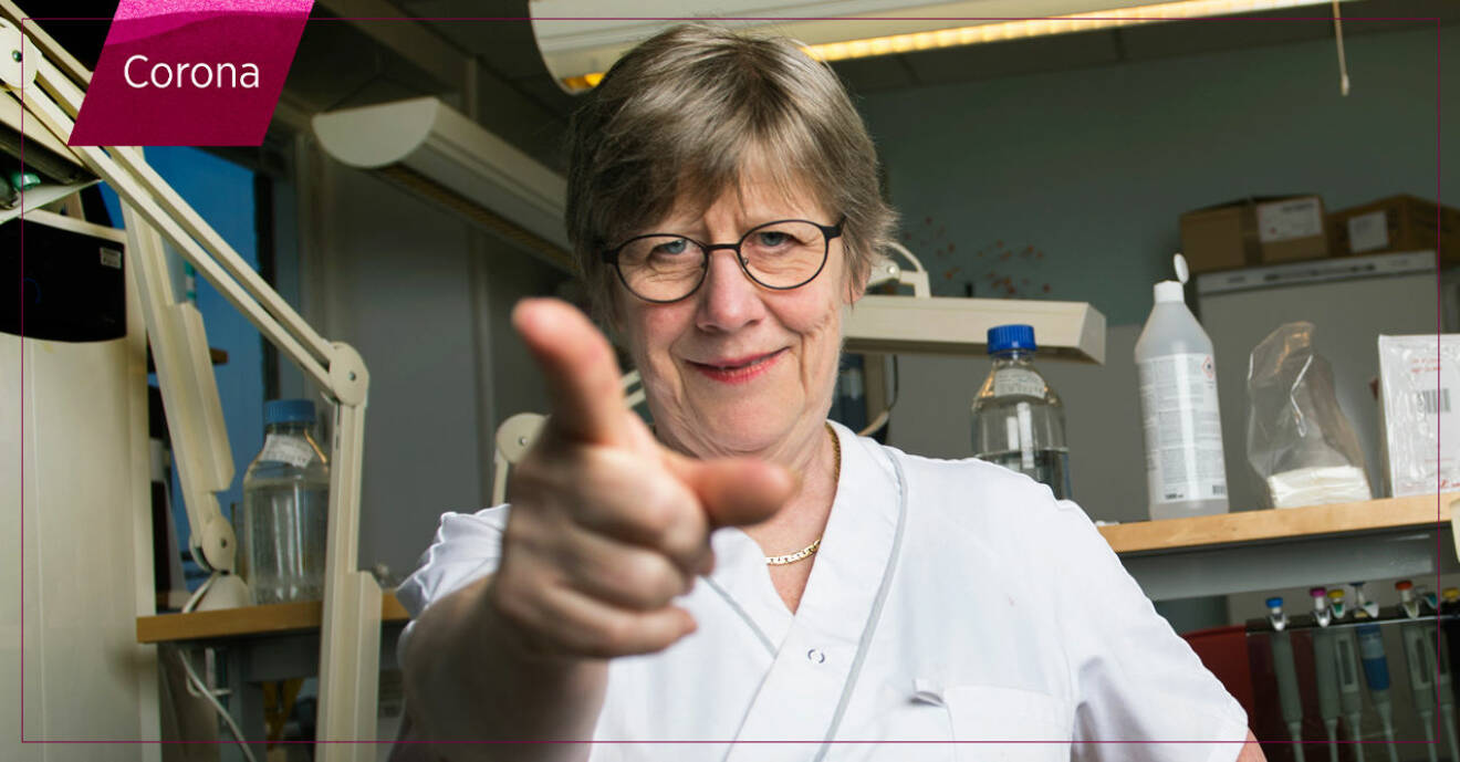 Agnes Wold avlivar vanliga myter om coronaviruset.
