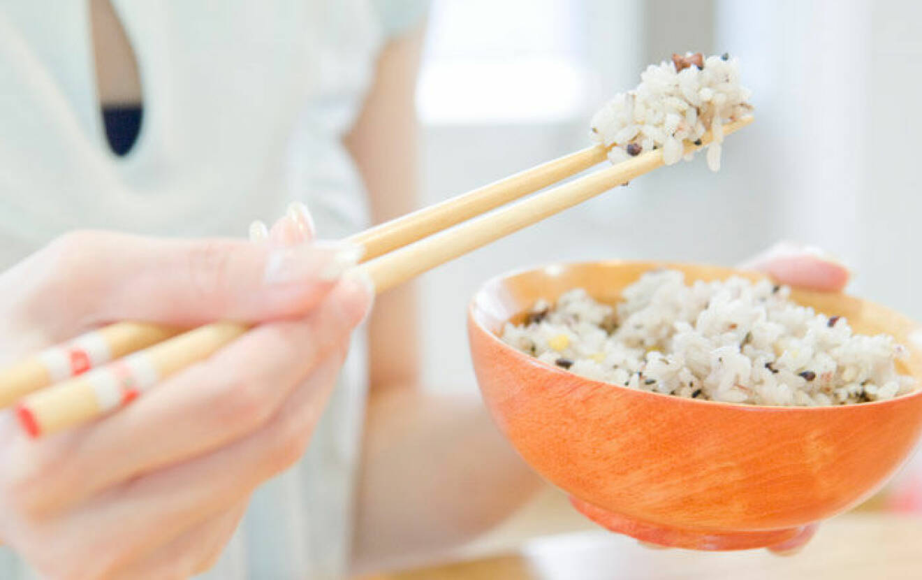 Du kan fortsätta äta ris - i lagom mängder.