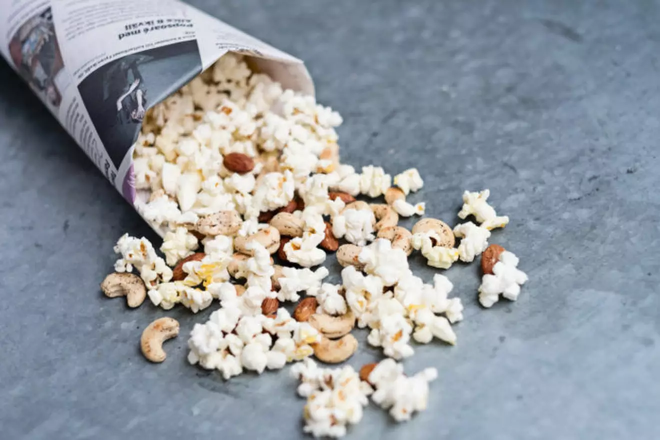 Hur många kalorier innehåller popcorn
