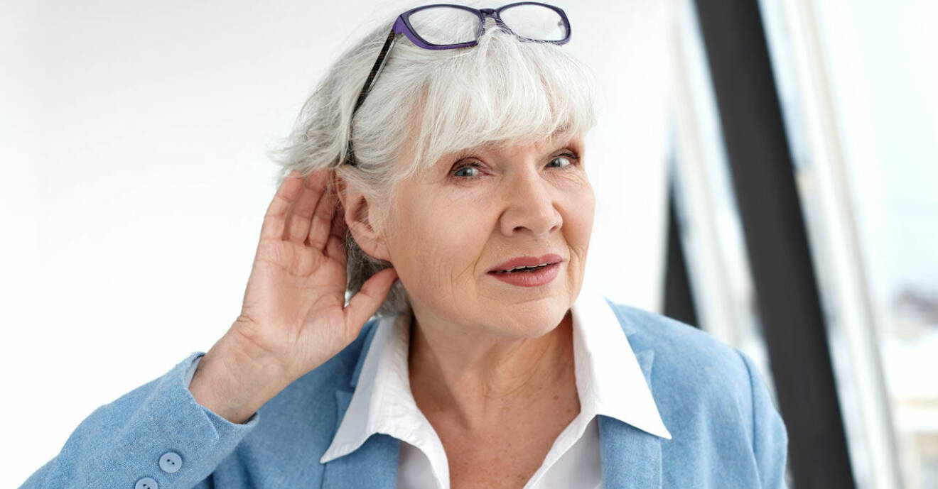 Successivt minskar antalet hårceller i örat, vilket gör att vi hör sämre.