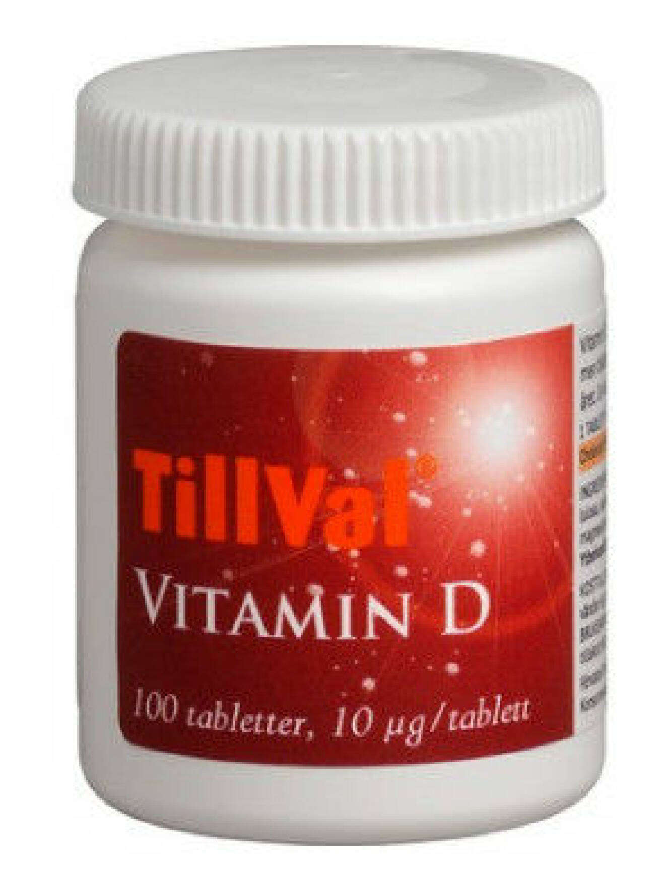 D-vitamintillskott från TillVal.