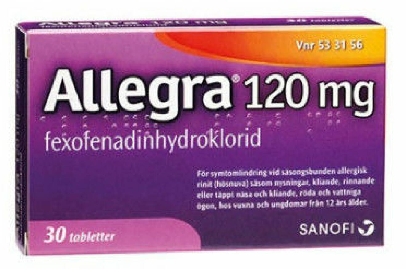 Tabletter från Allegra.