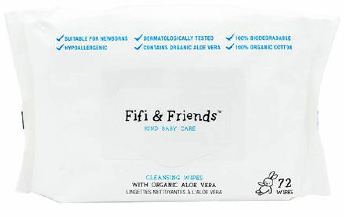Våtservetter från Fifi & Friends. 