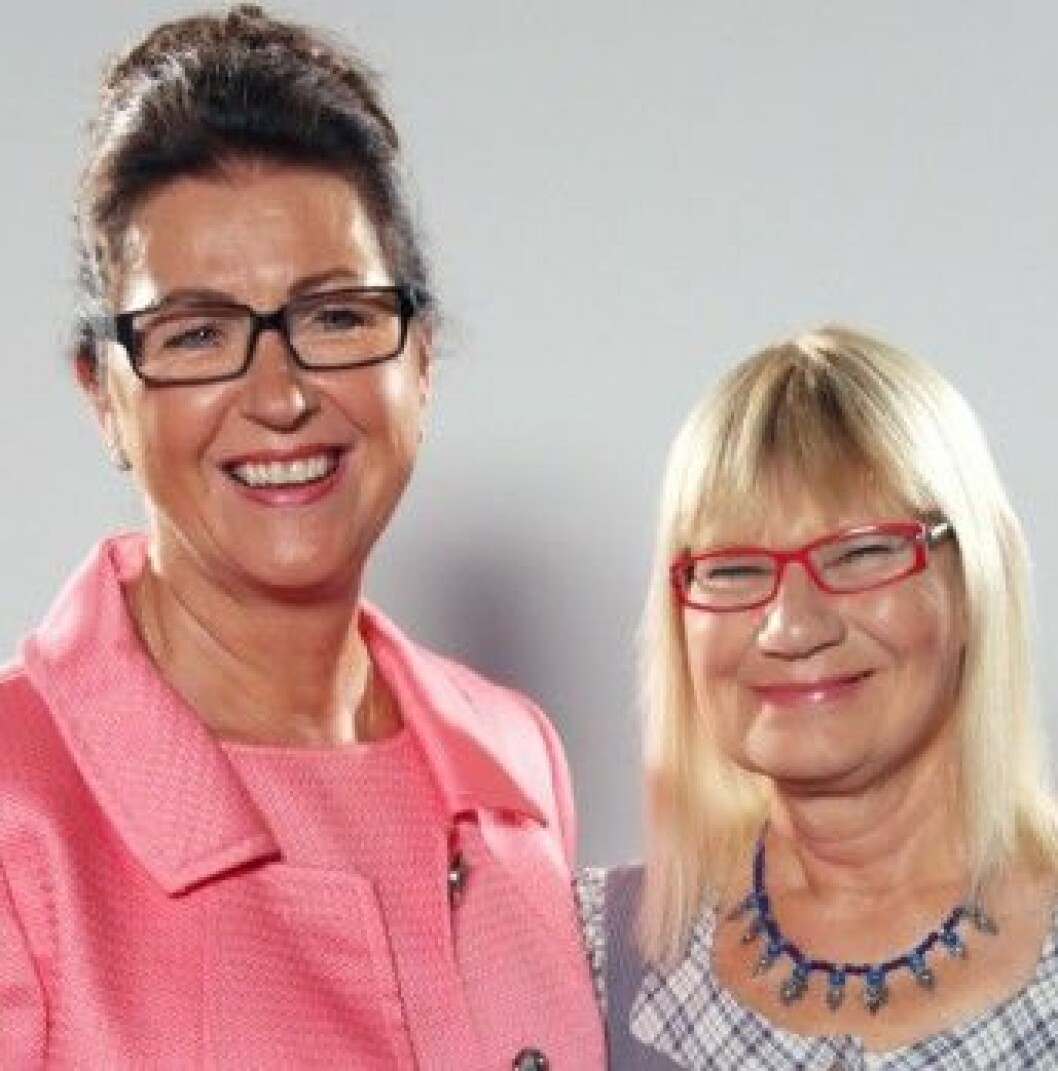 Många känner nog igen Marlene Eriksson från tv-programmet Sveriges städmästare som hon programledde tillsammans med Marie-Louise Danielsson-Tham. Foto: SVT/TT Marlene Eriksson
