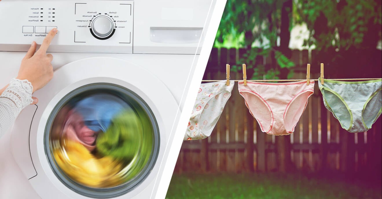 Så tvättar du underkläderna på rätt sätt