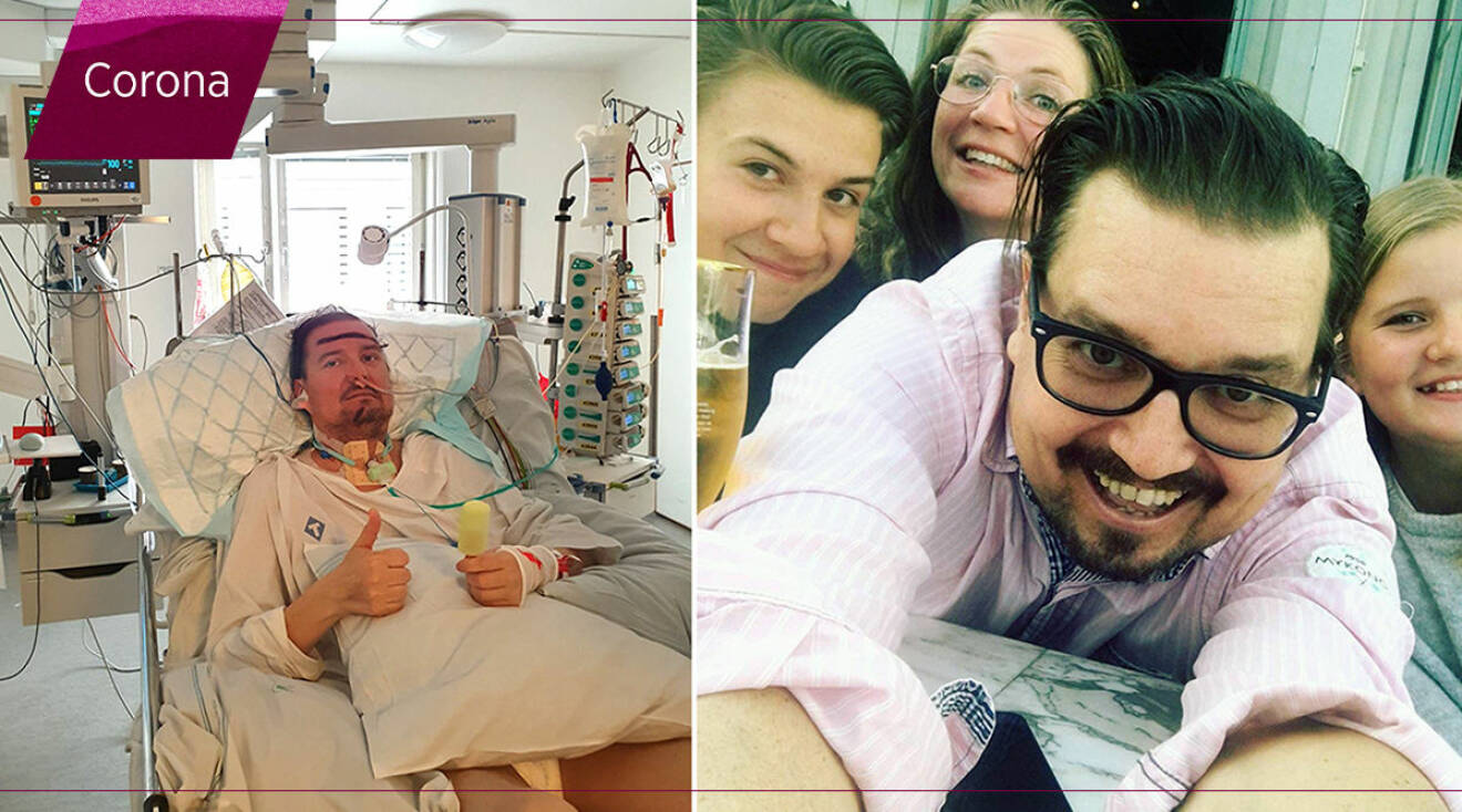 Thomas blev svårt sjuk i covid-19: Familjen fick ta farväl | MåBra