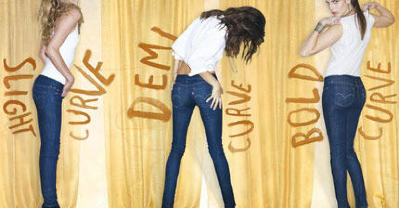 Levi´s Curve ID hjälper dig att hitta rätt jeans för din kroppsform.