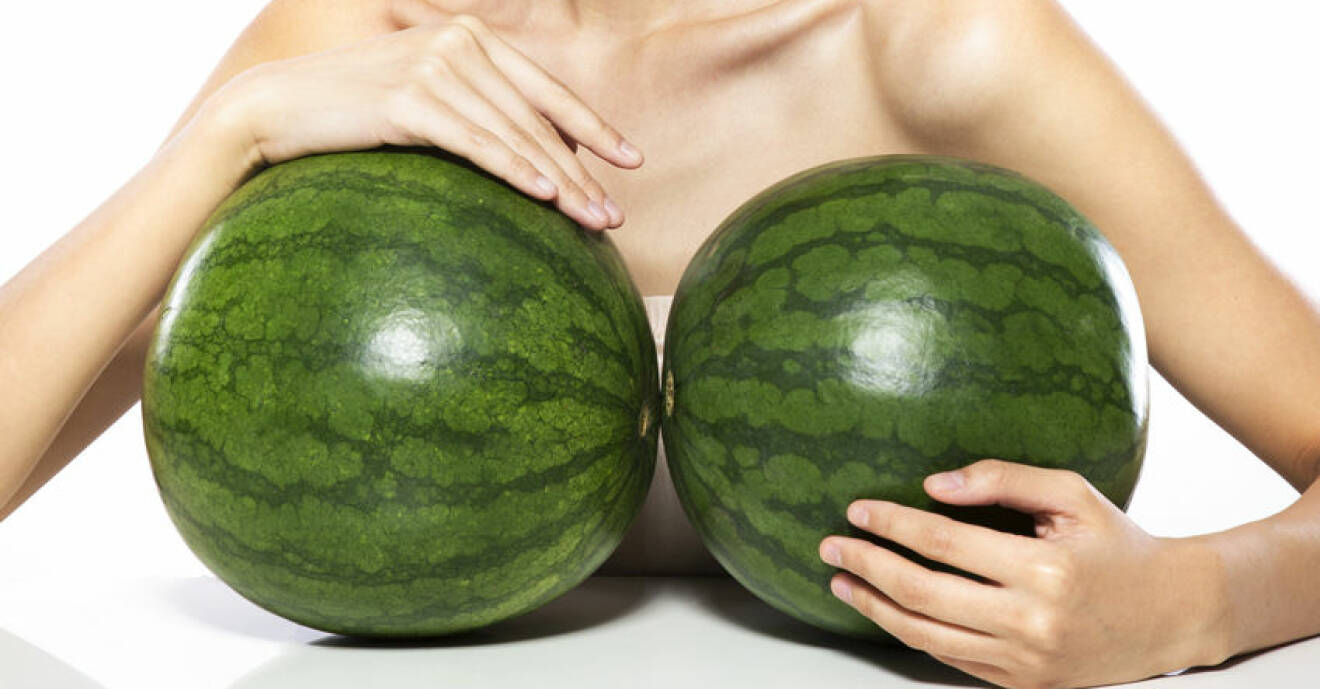 stora bröst – meloner