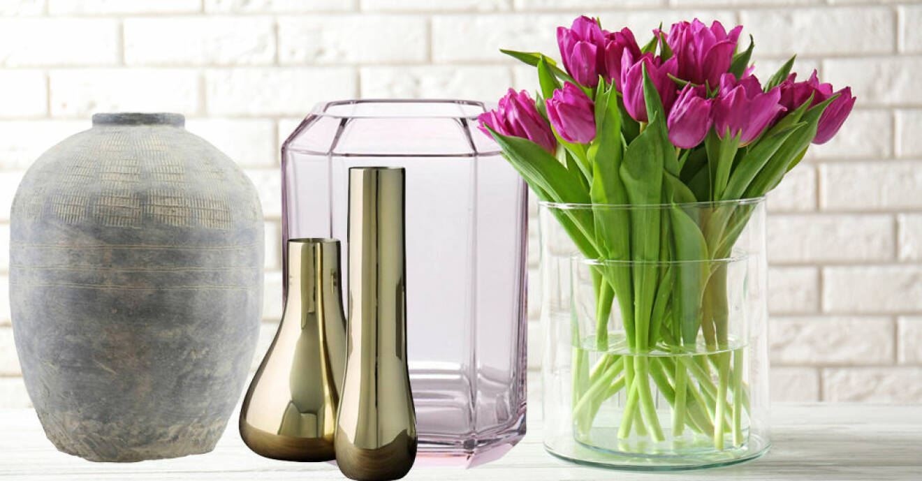 Snygga vaser till hemmet i vår.
