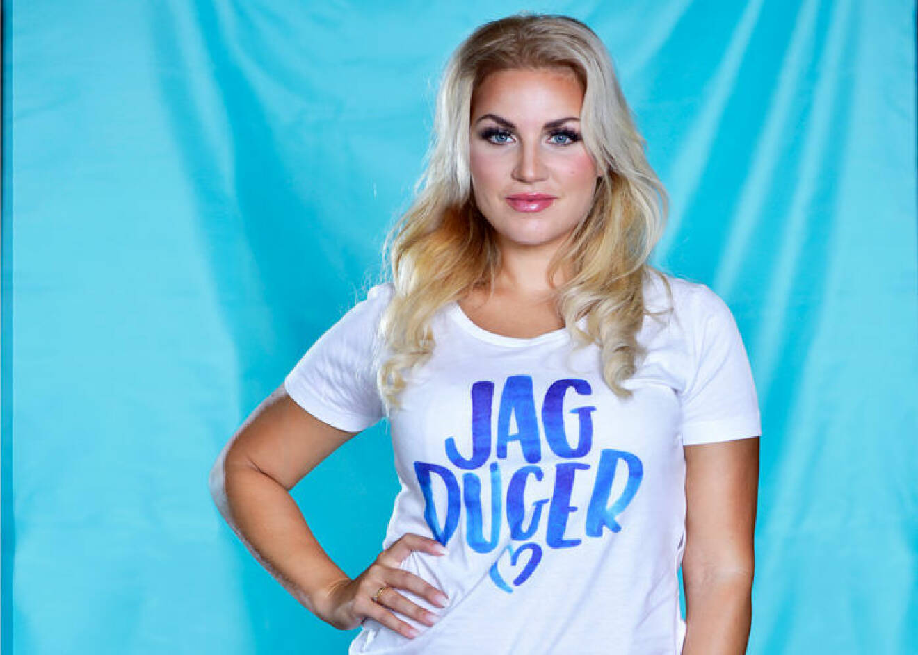 Laila är med och sprider budskapet att vi alla duger, i MåBra:s kampanj #JagDuger.
