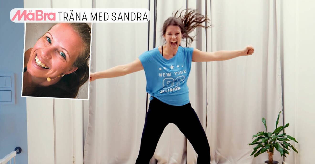 Sandra Friberg dansar afrodans.