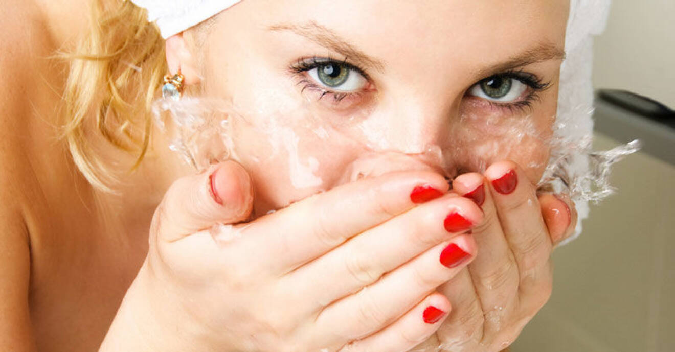 10 misstag du gör när du tvättar ansiktet