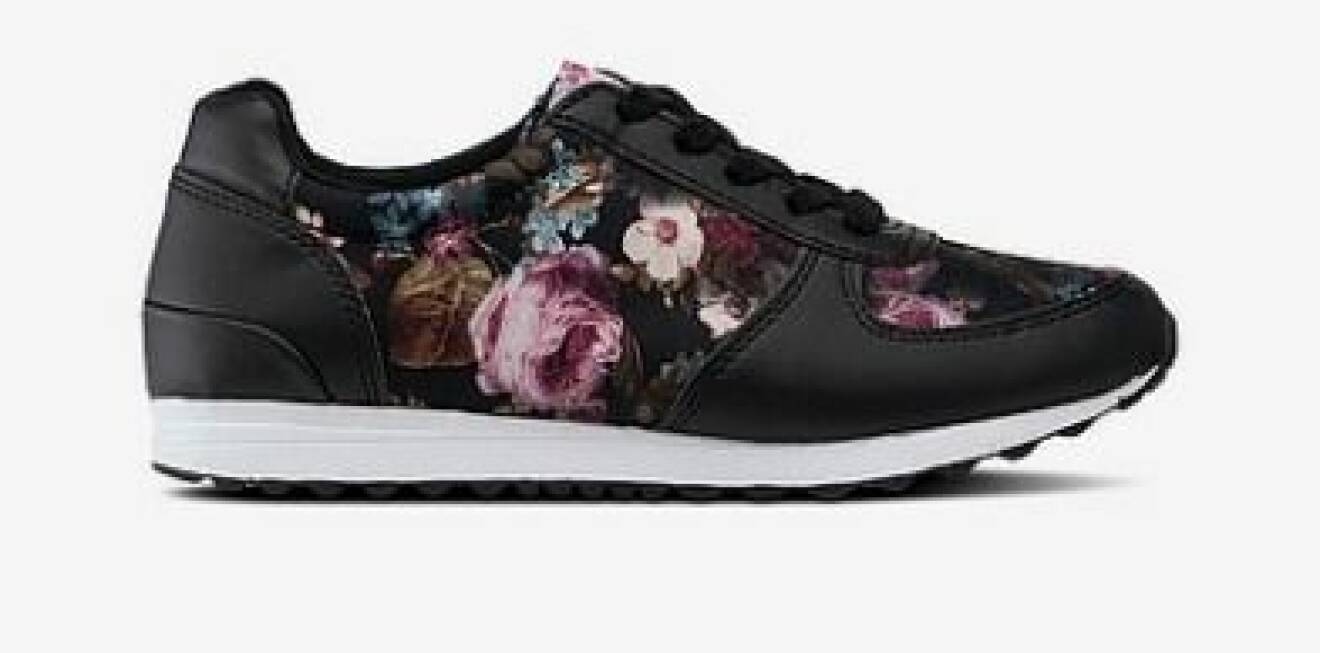 Läckra sneakers med blomstermönster, från Duffy Sneakers.