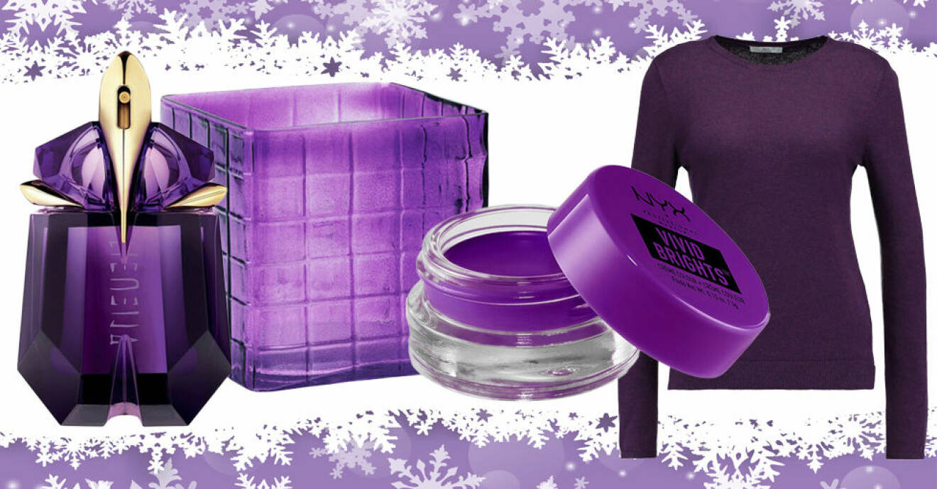 Shoppa fina prylar i årets färgton Ultra Violet.