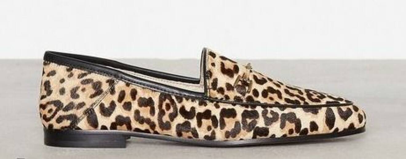 Leopardfläckiga loafers från Sam Edelman.