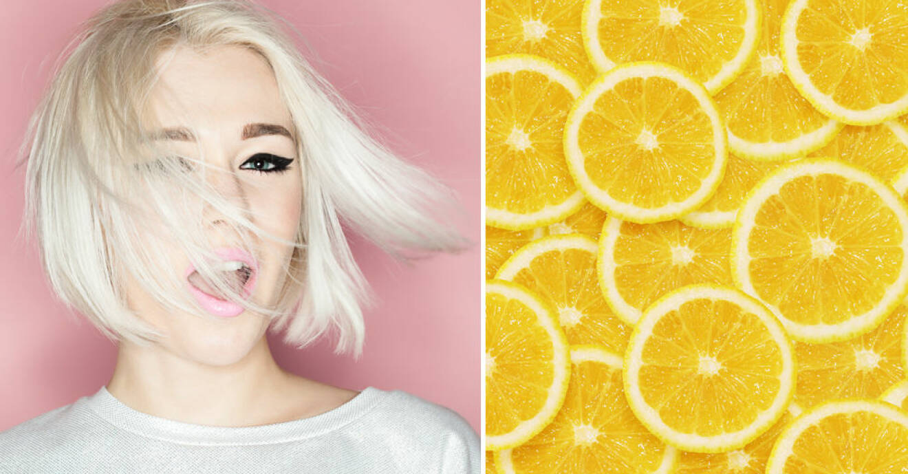 Hört att man kan bleka håret med citron? Testa det inte hemma!