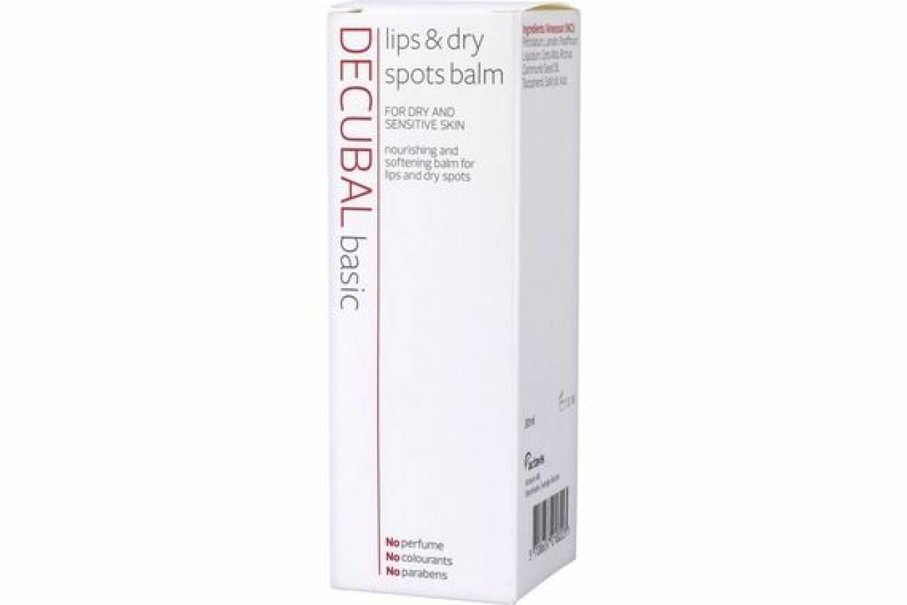 En bild på produkten Decubal – Lips & Dry Spots Balm.