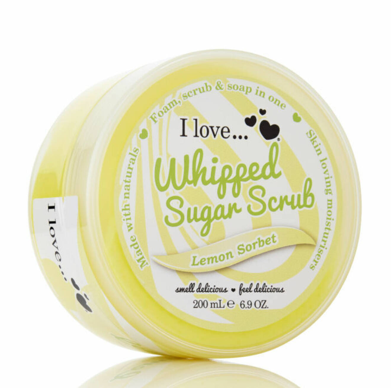 En bild på produkten I Love...Whipped Sugar Scrub Lemon Sorbet som går att köpa på Lyko.