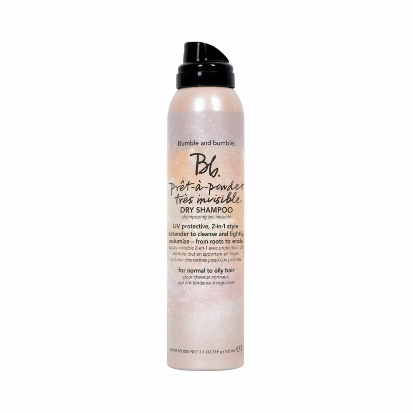 En bild på ett torrshampo, produkten Bumble & Bumble – Bb.Prêt-à-powder Tres Invisible Dry Shampoo.