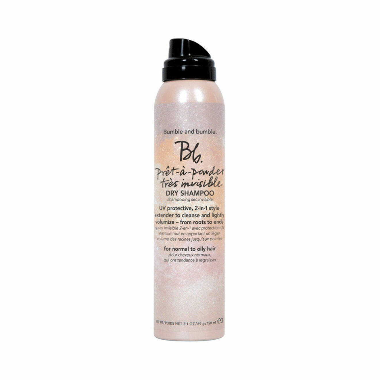En bild på ett torrshampo, produkten Bumble & Bumble – Bb.Prêt-à-powder Tres Invisible Dry Shampoo.