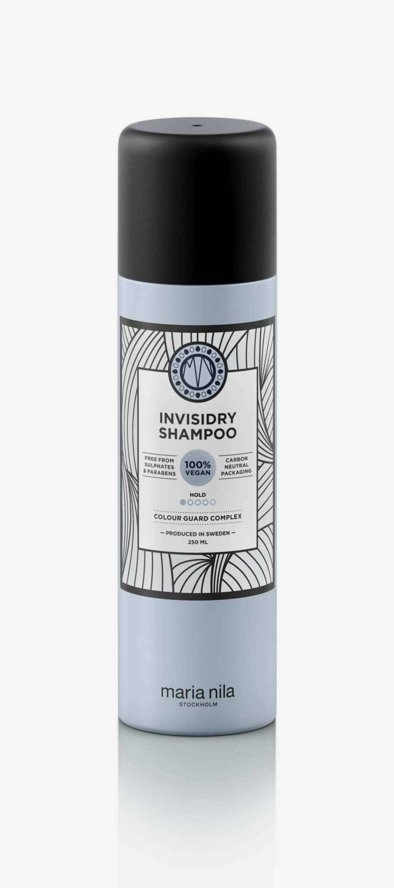 En bild på ett torrshampo, produkten Maria Nila – Invisidry Shampoo.