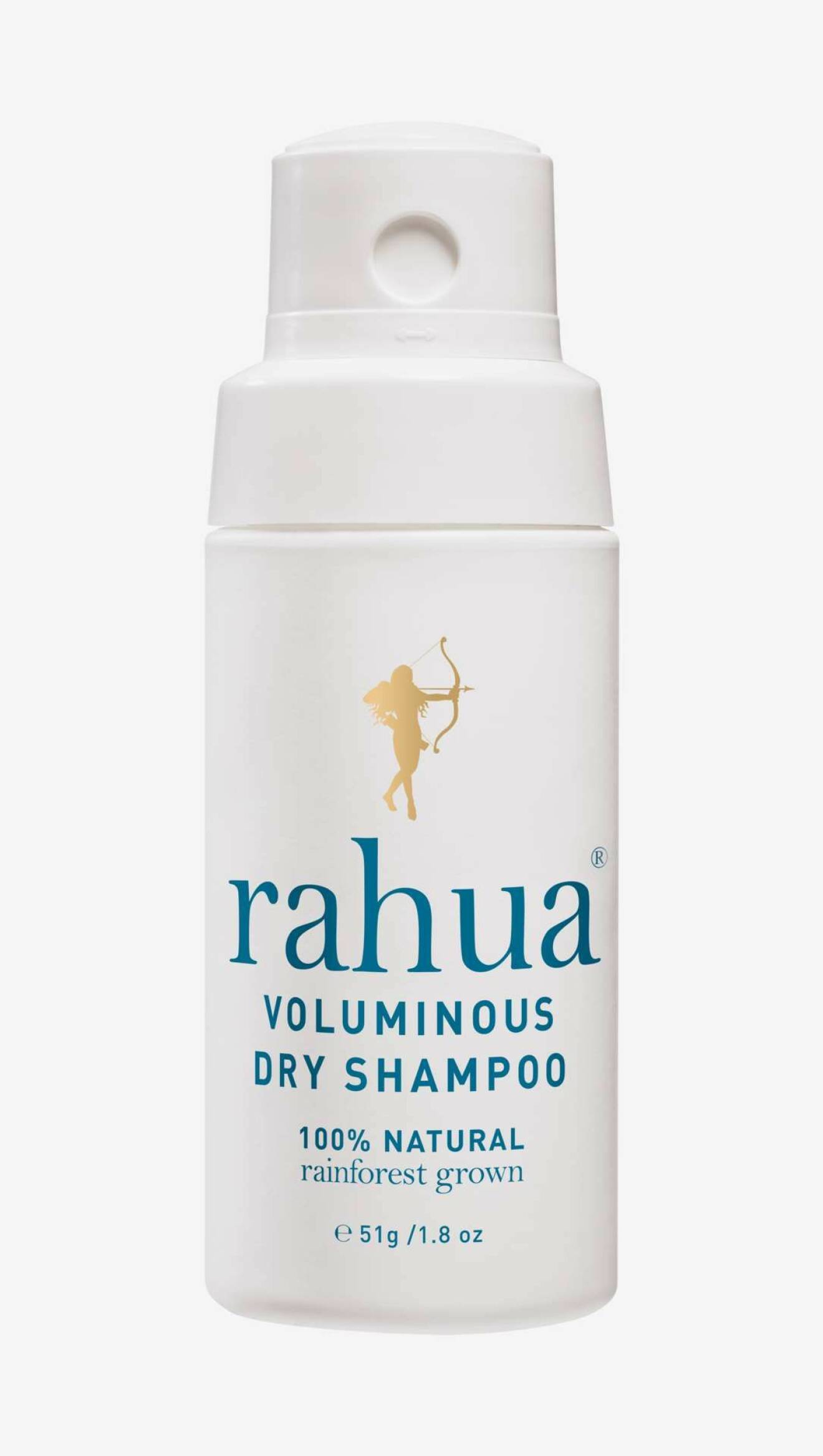 En bild på ett torrshampo, produkten Rahua – Voluminous Dry Shampoo.