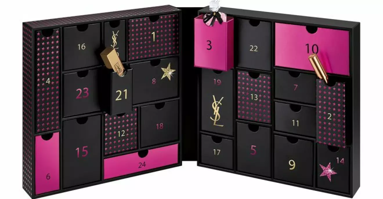 Kalender från Yves Saint Laurent med skönhet