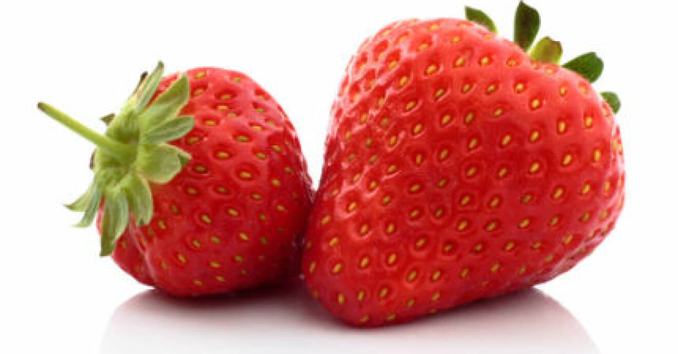 Jordgubbar är sprängfulla av c-vitamin och järn!