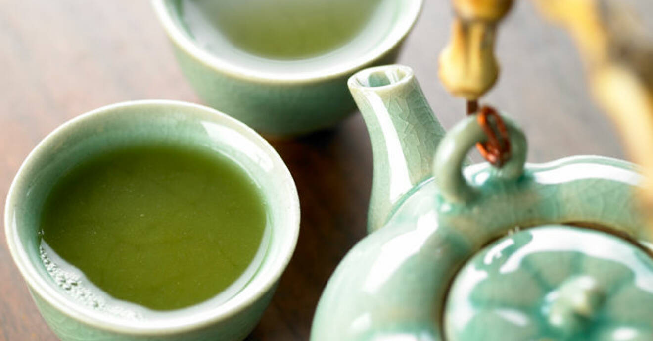 Socker i grönt te