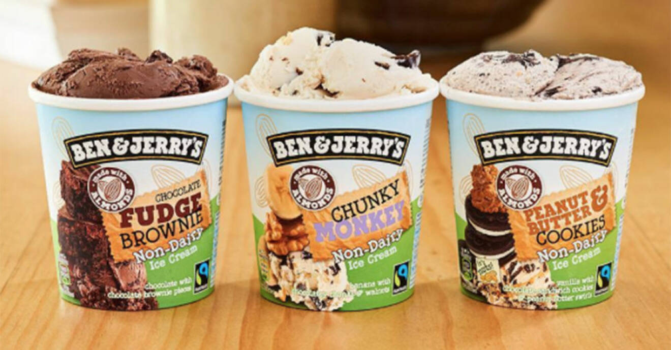 Ben & Jerry’s har lanserat vegansk glass i Sverige.
