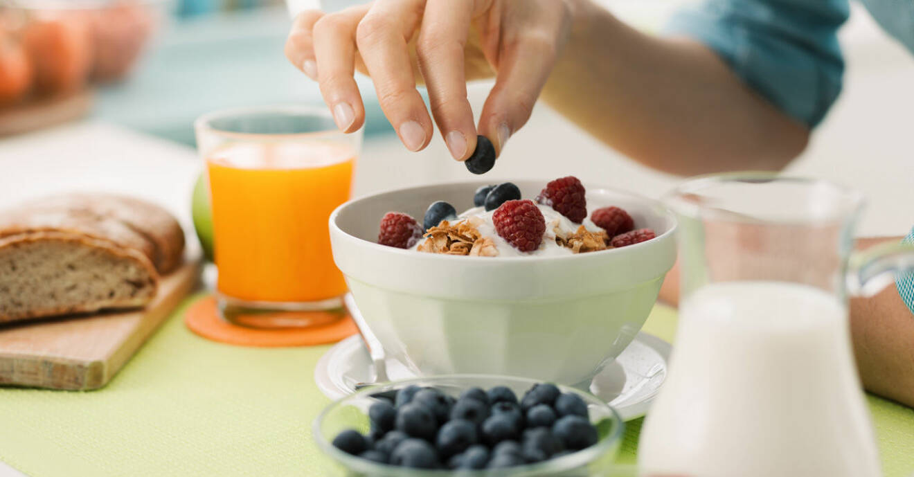 Att äta frukost minskar stress - här är 10 val som boostar effekten
