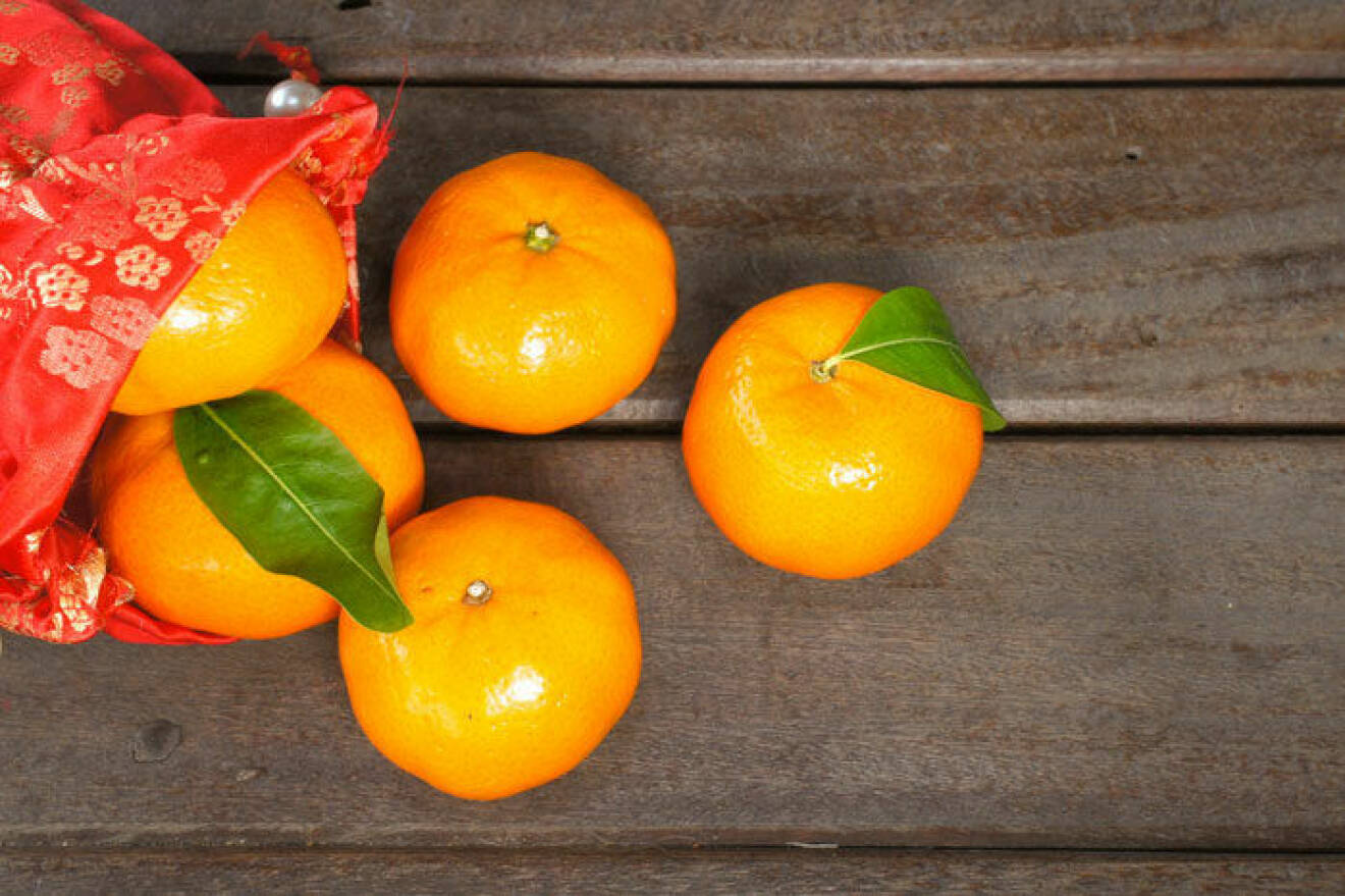 Mandarinen – god smak men full av kärnor. 