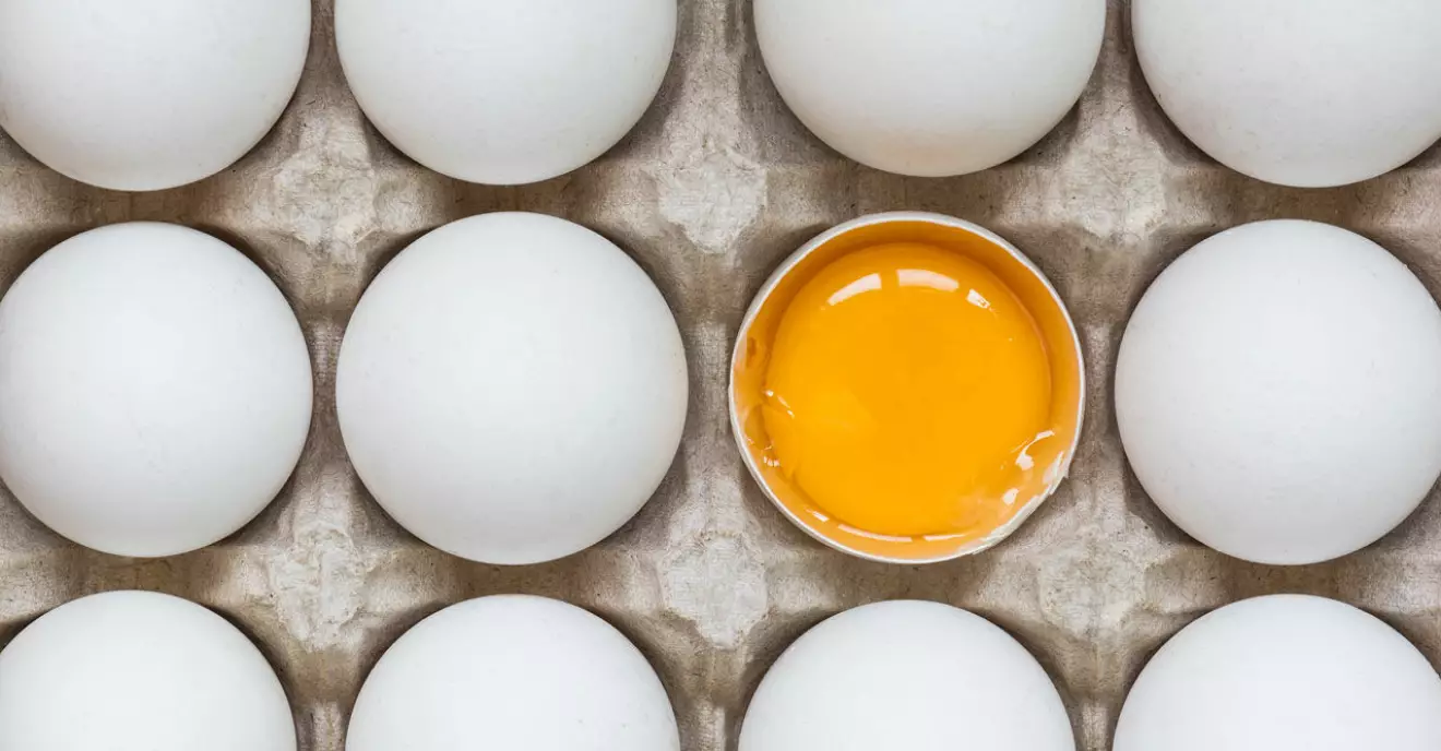 Äggula innehåller mycket kolesterol, men det påverkar oss inte så mycket.