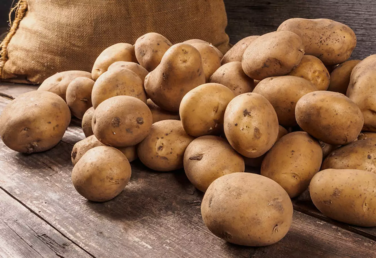 Förvara inte potatis i kylskåpet