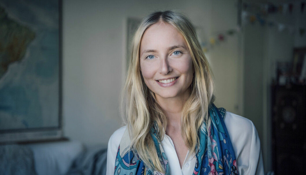 Katarina Blom, leg psykolog och författare till boken Lycka på fullt allvar. Katarina Blom, leg psykolog och författare.