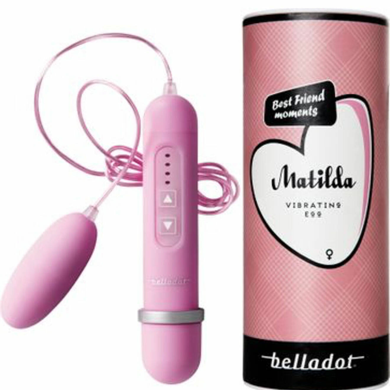Rosa vibrator från belladot