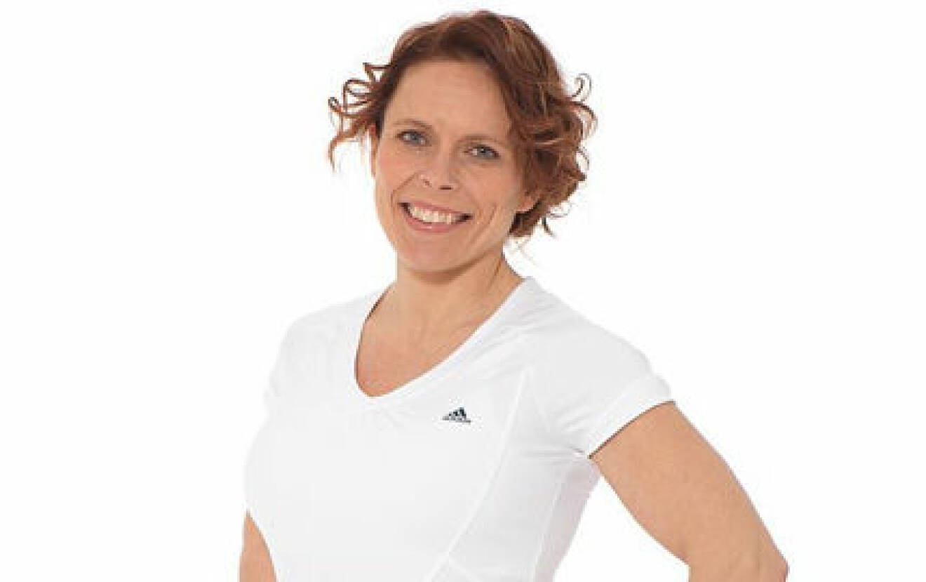 Katarina Woxnerud har koll på både kost och träning!