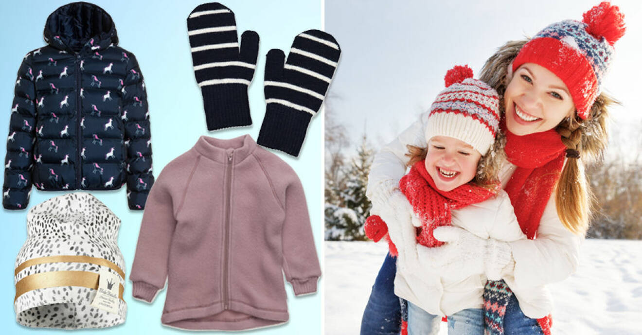 13 shoppingtips: Så klär du barnen i vinterkylan