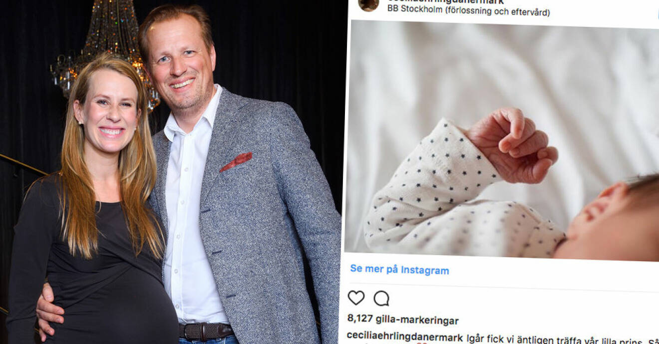 Cecilia Ehrling och Fredrik Danermark har fått en son!