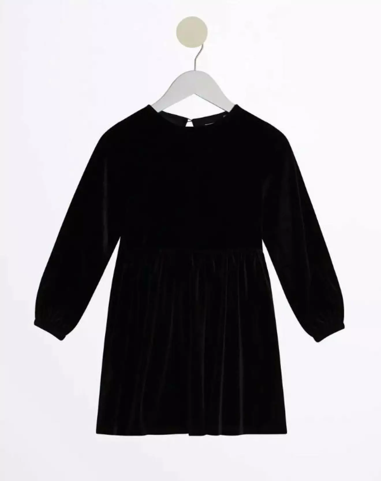 Gina tricot mini – svart sammetsklänning barn