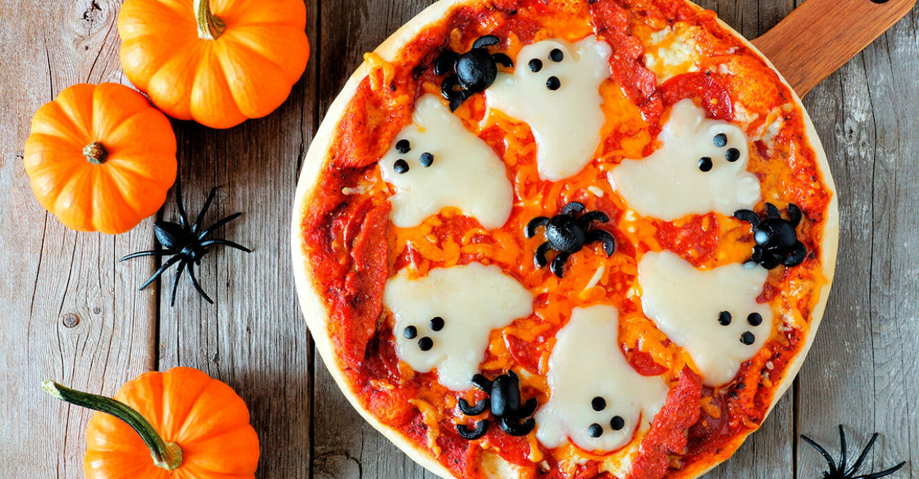 Tips på rolig pizza till Halloween