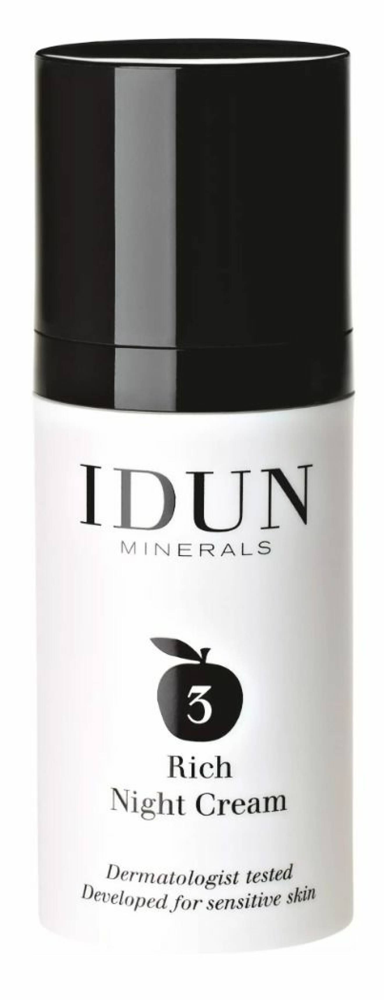 Nattcreme från Idun Minerals.