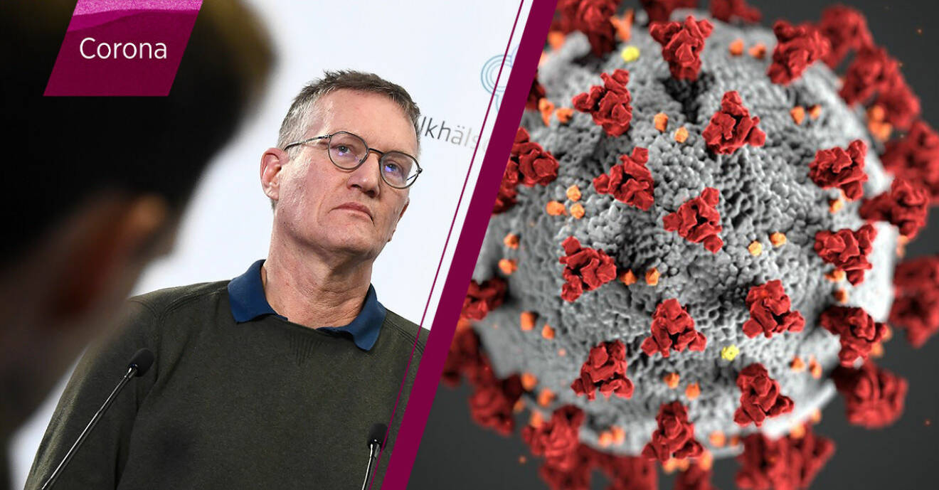 Statsepidemiolog Anders Tegnell och coronaviruset