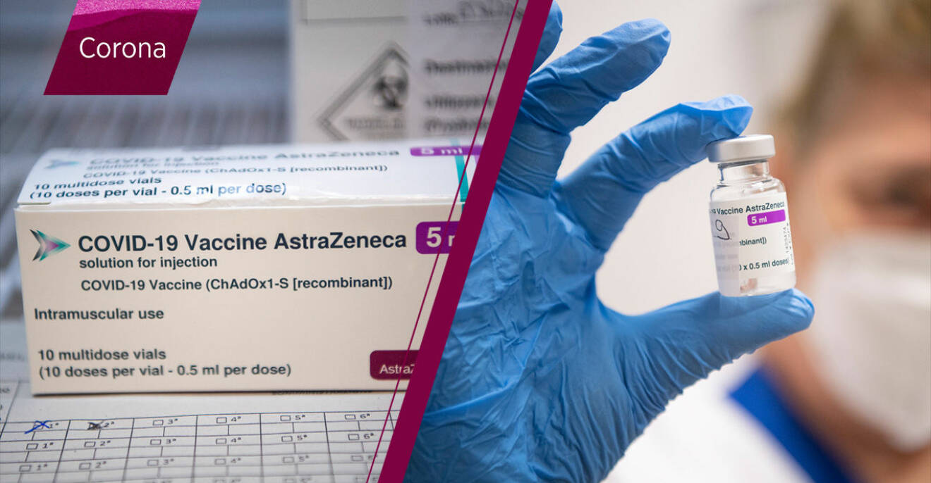 Astra Zenecas vaccin ska användas på personer över 65 år.