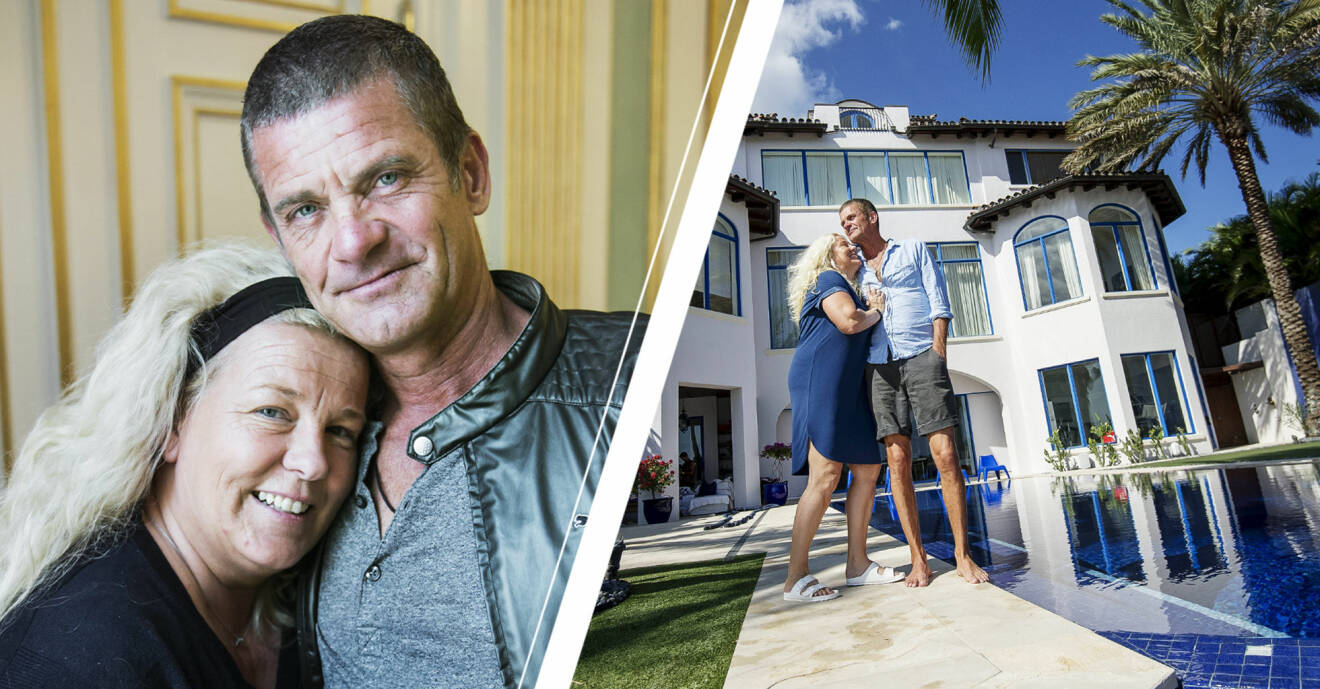Mia och Jesper Parnevik flyttar från villan i Florida.