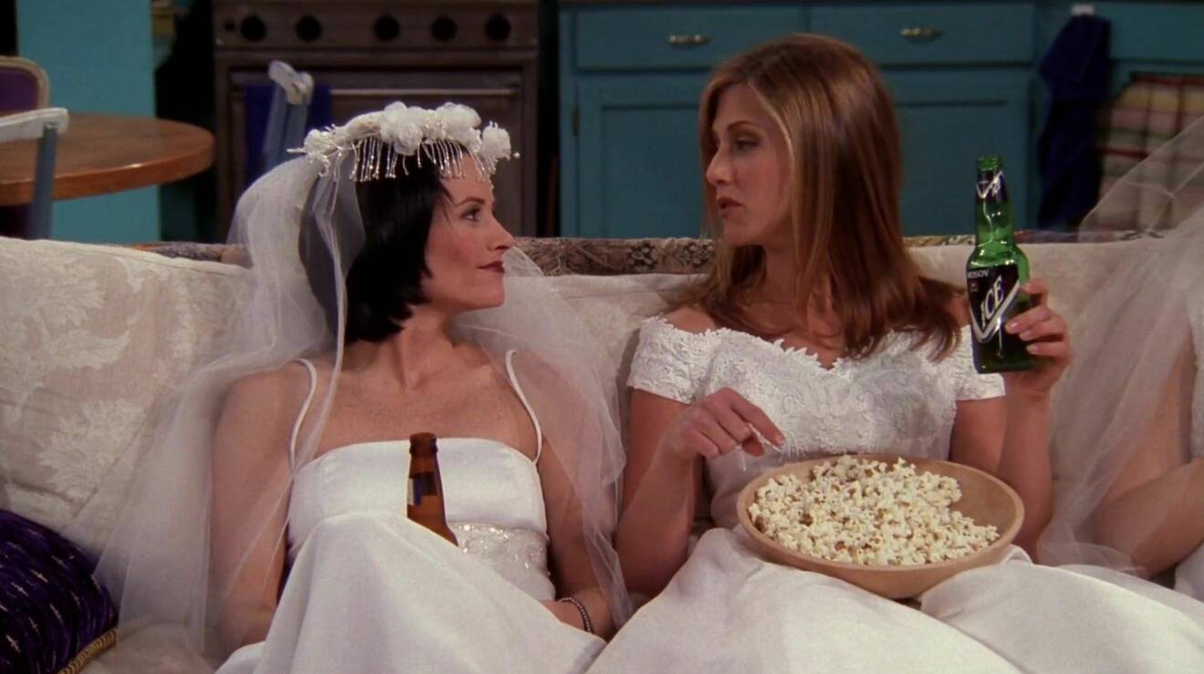Monica och Rachel i Vänner