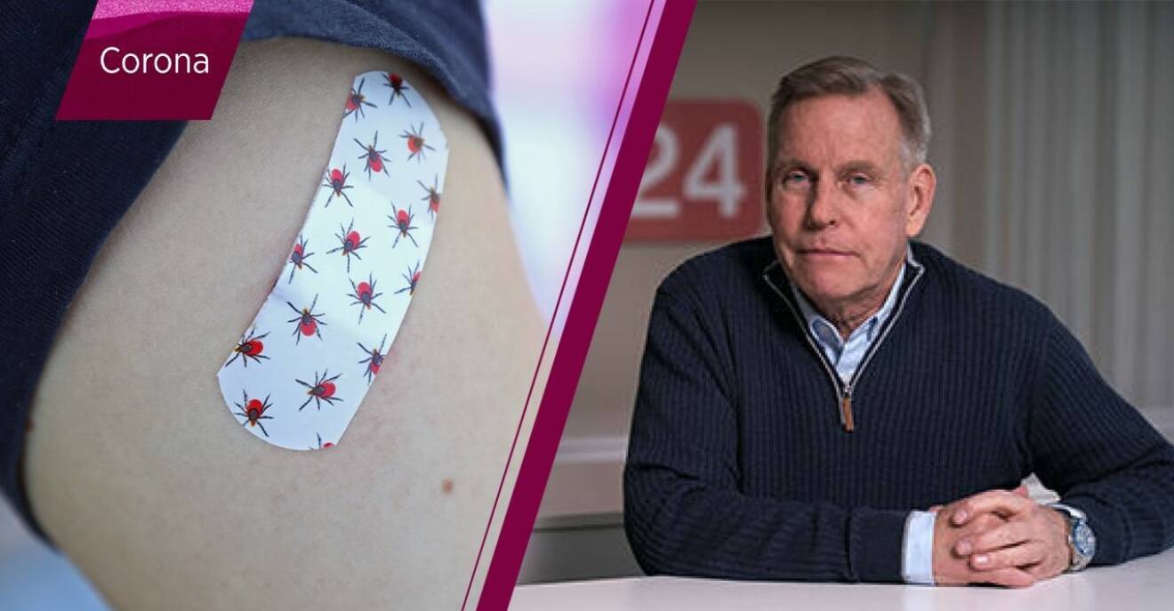Vaccinerad arm TBE och immunologen Rolf Gustafson