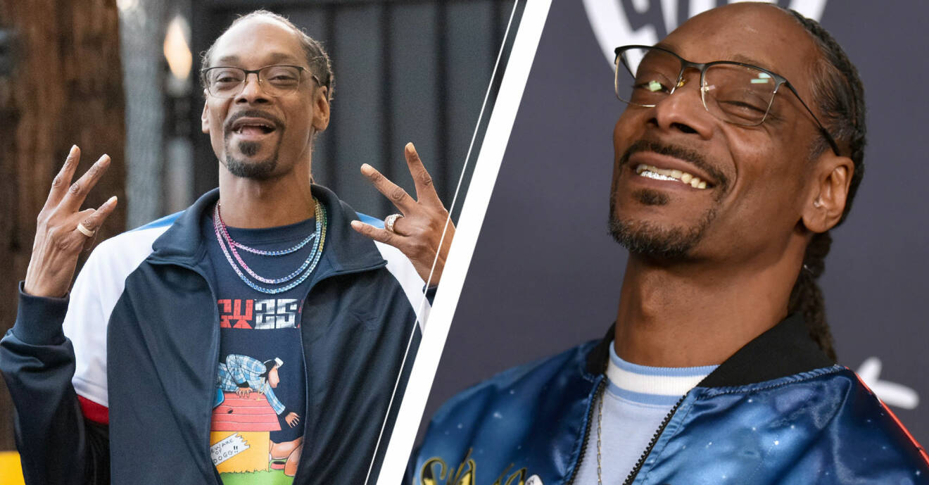 Rapparen Snoop Dogg ler mot kameran